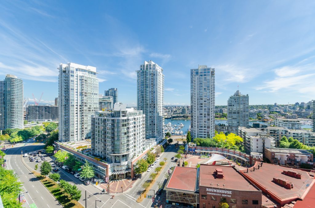 two bedroom and den in Vancouver with views